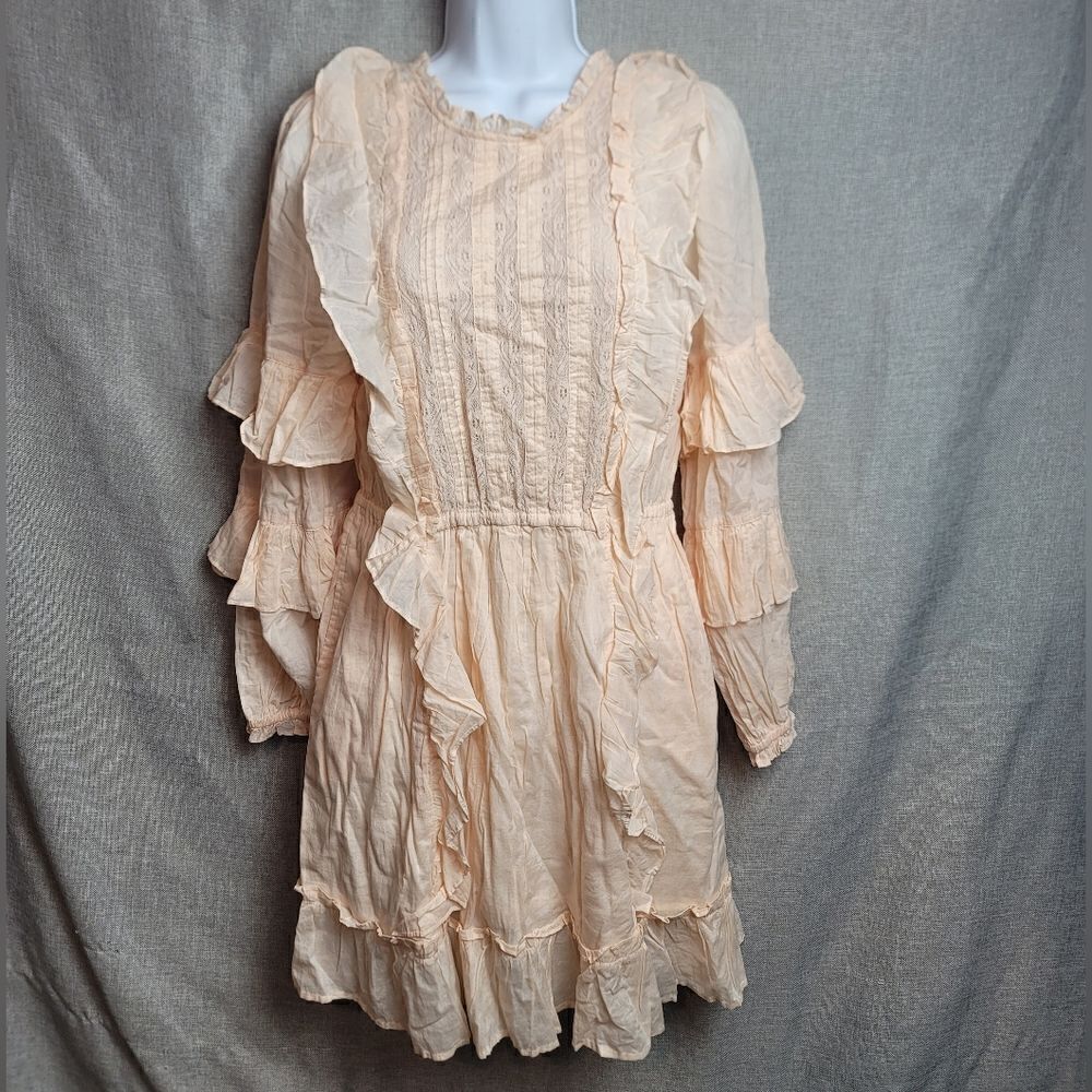 HAPPY X NATURE Long Sleeve Cotton Dress